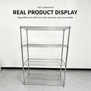 Powder Coat Black 4 Tier Heavy Load Wheels 2500 Lb Total Bolt Free Setup Heavy Duty Shelving Rack With Swivel Casters Pro <b>Kit</b> - Product Image 2
