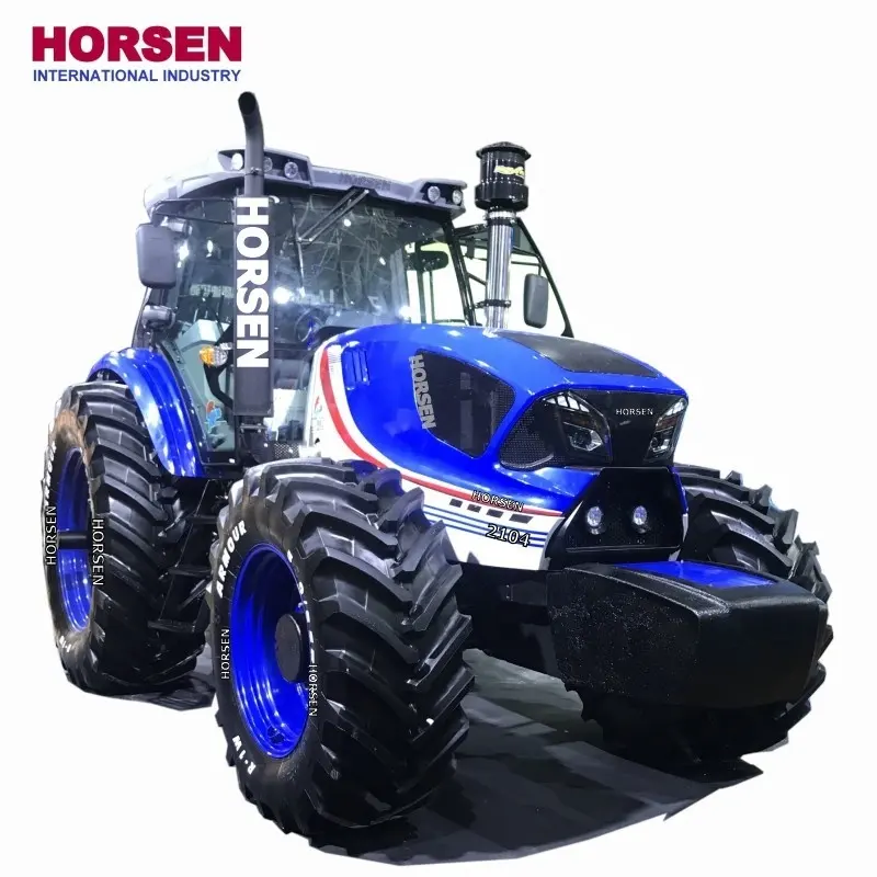 China Horsen Alta qualidade de máquinas agrícolas 210 hp 220 hp 230 hp 4 wd grande trator agrícola para Venda feita na china