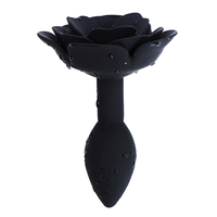 Plug anal en silicone rose avec queue, masseur de prostate