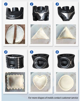 Machine à fabriquer des pelmenis russes, des raviolis, des empanadas, des momos, des rotis - en acier inoxydable, automatique, motorisée, haute capacité