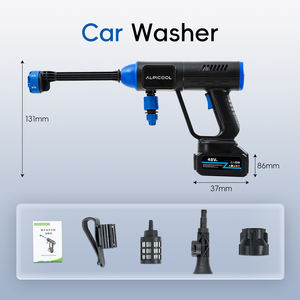 Alpicool 8109 Laveuse de voiture portable électrique sans fil 300W à haute pression en plastique avec batterie 15000mAh+ - Product Image 5