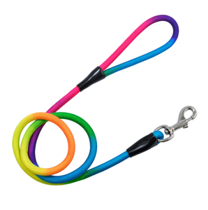 Laisse de chien en corde ronde durable en nylon rayé classique et écologique-Laisse de marche extérieure en gros pour chiens - Product Image 3