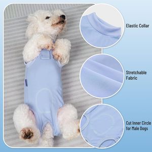 Mono suave y transpirable <span class=keywords><strong>para</strong></span> hombre y mujer, camisa de una pieza de recuperación quirúrgica, traje de recuperación <span class=keywords><strong>para</strong></span> perros y gatos - Product Image 2