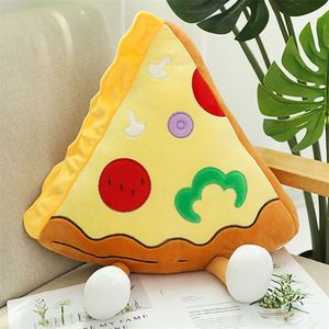 Jouets en peluche en forme de pizza de dessin animé, coussin en peluche doux pour enfants, cadeaux d'anniversaire - Product Image 2