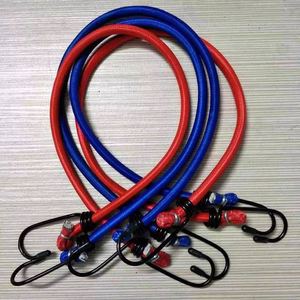 Sangle de fixation pour véhicule électrique transfrontalier YUSEN, sangle élastique pour bagages, double crochet, corde en fil de latex, caoutchouc personnalisé - Product Image 2