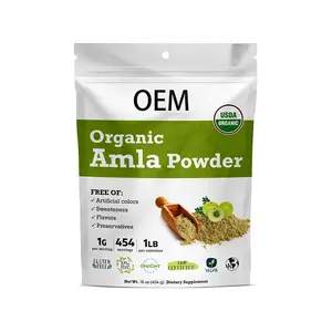OEM ricco di antiossidante vitamina C Amla estratto di frutta in polvere integratore organico Amla in polvere
