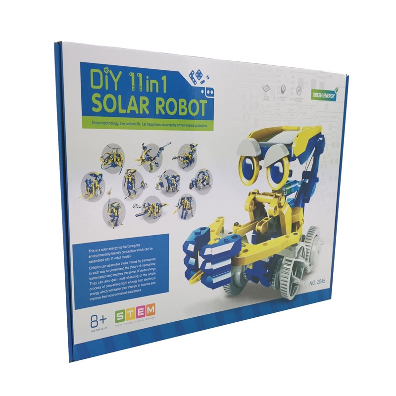 Самоустанавливающийся игрушечный автомобиль на солнечной батарее 11 в 1, Интеллектуальный робот «сделай сам», сборные игрушки