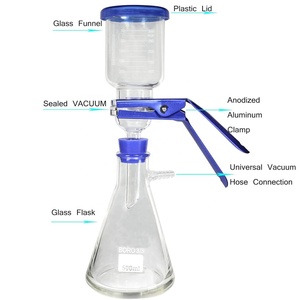 Ensemble de flacons de filtration sous vide en verre borosilicaté 2000 ml, appareil de distillation et de filtration de laboratoire - Product Image 5