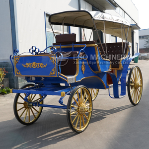 Carruaje Eléctrico de Lujo de 4 Ruedas, Carruaje de Boda Tirado por Caballos para Turismo, Deportes, Entretenimiento y Excursiones - Product Image 4