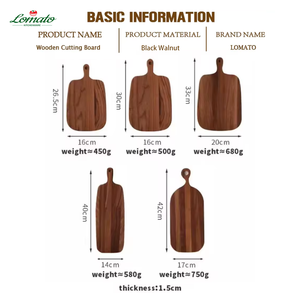 Planches à Découper Épaisses en <span class=keywords><strong>Bois</strong></span> Vierge Personnalisées d'Usine, Blocs et Planches Intelligentes en Bambou, Acacia, Noyer Noir pour <span class=keywords><strong>Cuisine</strong></span> en Gros - Product Image 2