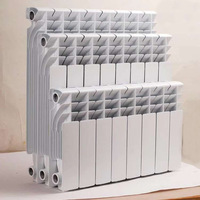 Chauffage domestique radiateurs en aluminium radiateurs bimétalliques radiateur domestique vertical mural en aluminium avec eau chaude