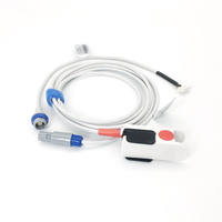 LEMOS 6Pin to Blood Oxygen Sensor Adult Finger Clip SPO2 Adult Sensor Cable compatible pour Mindrays