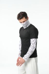 Custodie personalizzabili stampate <span class=keywords><strong>per</strong></span> ciclismo maniche <span class=keywords><strong>per</strong></span> ghiaccio senza cuciture <span class=keywords><strong>per</strong></span> protezione solare UPF50 <span class=keywords><strong>accessori</strong></span> <span class=keywords><strong>per</strong></span> sport all'aria aperta Unisex - Product Image 3