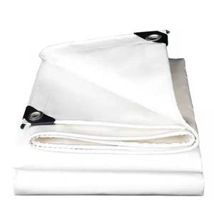 Tissu imperméable en brocart d'extérieur, bâche en PVC raclée <span class=keywords><strong>au</strong></span> couteau, épaissie, résistante <span class=keywords><strong>au</strong></span> soleil, imperméable, pare-soleil, bâche isolante thermique - Product Image 1