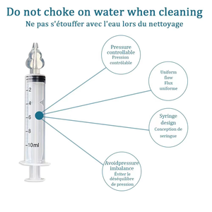 Nouveau CE 10 ml Infantile Seringue Irrigateur Nasal Bébé Rhinite Rondelle Nasale Aiguille Tube PP Silicone Bébé Nez Aspirateur - Product Image 6