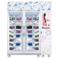 Distributeur automatique Vendlife Mini Market pour fleurs fraîches, 16 compartiments, avec boîte sécurisée, pour extérieur