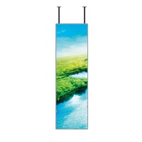 Créatif d'intérieur Led p10 P3, panneau d'affichage numérique miroir pour vitrine murale suspendue couleur, fabrication d'écran vidéo