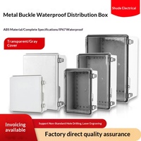 Boîtier de jonction étanche et résistant à la poussière BG Gray 01 ABS/PC, boîte de commutation extérieure scellée, bouton de distribution d'alimentation étanche à la pluie