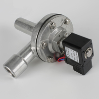 Vanne à impulsion à électroaimant à diaphragme en caoutchouc de remplacement AMF-20A, filetage G3/4\", diamètre de sortie de la canule 27 mm