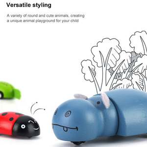 Mini geri çekme atalet araba hayvan oyuncak seti - Product Image 5