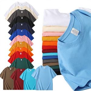 Camiseta de Algodón de Color Sólido para Hombre, Talla Grande, Tejido de Punto de 200 g/m², Transpirable, Logotipo Personalizado, Estampado Serigrafiado, Manga Corta - Product Image 3