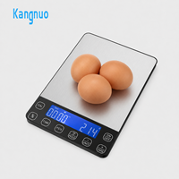 Timbangan Digital Dapur Elektronik dengan Layar LCD Backlit Biru, Pengatur Waktu, dan Fungsi Tare, Harga Pabrik