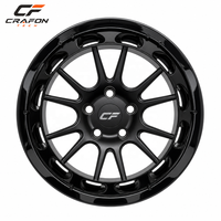 Jantes forgées neuves CF 6061-T6 noir mat 18-21 pouces 5x114.3 PCD 70.5 CB compatibles avec GT Shelby GT500 S550 personnalisées ODM