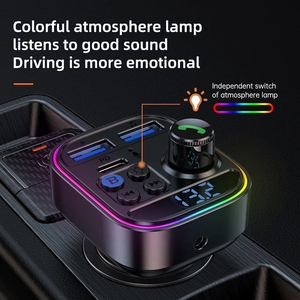 2023 HG ที่ชาร์จในรถแบบ USB ขายดีเครื่องส่งสัญญาณ FM <span class=keywords><strong>5.3</strong></span> USB ชาร์จเร็วสำหรับรถยนต์ PD30W สำหรับ <span class=keywords><strong>iPhone</strong></span> - Product Image 4