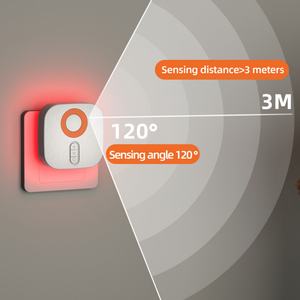 Veilleuse LED sans fil RGB à capteur crépusculaire, changeant de couleur, pour enfants, salon, chambre à coucher, lampe de chevet - Product Image 4