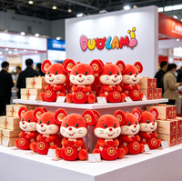 Peluche OEM de haute qualité en tissu doux pour enfants, idéale comme cadeau promotionnel d'entreprise