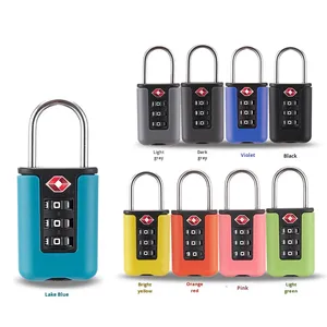 Nouveau <span class=keywords><strong>cadenas</strong></span> à combinaison TSA mini color block pour bagages de voyage, fabriqué en Chine, modèle TSA336 - Product Image 5