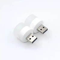 Veilleuse créative portable mini lumières décoratives lampe de table chambre à coucher protection des yeux LED lumière d'ambiance USB alimentation d'urgence