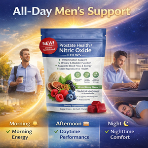 Gomitas Masticables de Óxido Nítrico <span class=keywords><strong>para</strong></span> <span class=keywords><strong>la</strong></span> Salud de <span class=keywords><strong>la</strong></span> Próstata, Directo del Fabricante, Suplemento <span class=keywords><strong>para</strong></span> <span class=keywords><strong>la</strong></span> Vitalidad Masculina y el Apoyo Urinario - Product Image 3