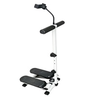 Pédalier d'exercice multifonctionnel Source-factory pour la maison, brûleur de graisse cardio, perte de poids, avec support de téléphone, pour exercices aérobiques en intérieur