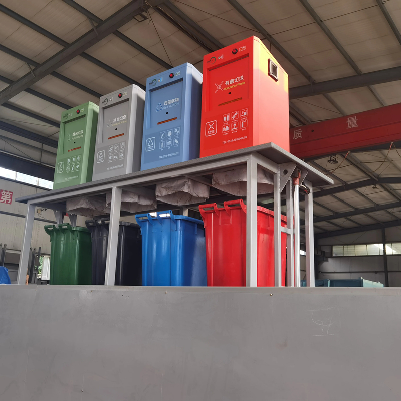 2 3 4 Compartments Smart Dustbin