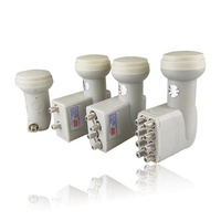 Fabriek Direct Leveren Lucht Ster Ster Goud Single / Dual /Quattro/ Octo Lnb Universele Ku Band Lnb Satelliet DVB-S Ontvanger Lnbf