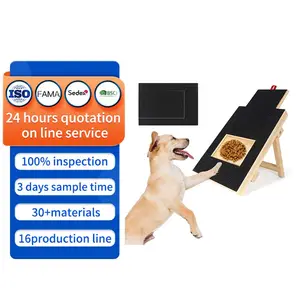 new wooden dog nail scraper is suitable for small, medium and large dogs with dog food box