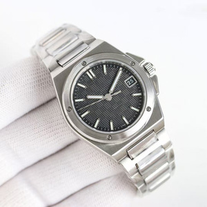 Montre mécanique automatique prestigieuse de 35 mm en acier inoxydable avec cristal saphir, date, chronographe, aiguilles, résistance à l'eau de 10 bars - Product Image 3
