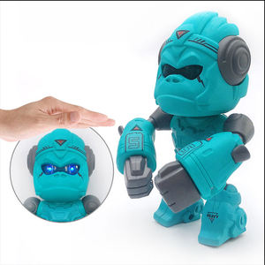 Figura d'Azione Elettronica in Metallo Pressofuso con Suoni e Luci, Modellino Mini King Kong Meccanico Orangutan Violento per Bambini - Product Image 4