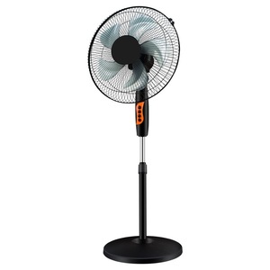 Ventilador de piso de 16 y 18 pulgadas de alta potencia para el hogar, 110V 220V, enchufe chino/inglés, de fábrica. - Product Image 1