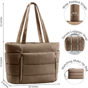 Túi đeo vai nhẹ <span class=keywords><strong>Cloud</strong></span> dành cho sinh viên, đựng laptop 15.6 inch, kiểu dáng phồng, có túi phụ kiện - Product Image 3