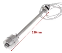Capteur de niveau de liquide à flotteur en acier inoxydable pour réservoir, double flotteur à bille, capteurs de débit pour réservoir et piscine