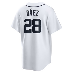 2025 Heren/Dames Detroit Thuisshirt Custom Baseball Shirts Gestikte Geborduurde Jeugd Uniformen Met Logo's - Product Image 3