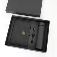 Coffret Cadeau de Marketing Bloc-notes en Cuir Stylos Logo Personnalisé Luxe Entreprise Cadeau d'Affaires Bloc-notes Avec Bouteille d'Eau
