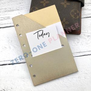 Personalizado grosso papelão bolso inserir com slot A7 anel fichário para planejador <span class=keywords><strong>note</strong></span> book - Product Image 4
