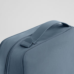 <b>Men</b> Travel Toiletry Bag Waterproof Zipper Closure Fashion Large Capacity Packing Cube Cosmetic Bags Cases Custom Logo w Handle - Product Image 5