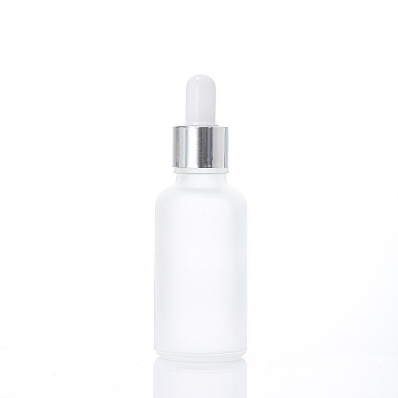 แหวนเงินฟรอสเต็ด + ที่หยดปลายยางสีขาว