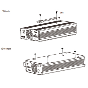 Originale MEAN WELL NTU-1200-248 1200W ad alta affidabilità vera onda sinusoidale con Inverter di potenza <span class=keywords><strong>UPS</strong></span> DC-AC - Product Image 6