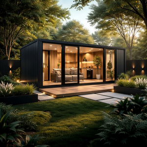 Casa Contenedor Modular Prefabricada, Cabaña Portátil con Baño y Cocina para Hotel, Oficina, Tienda, Almacén y Terrenos Vacíos - Product Image 2