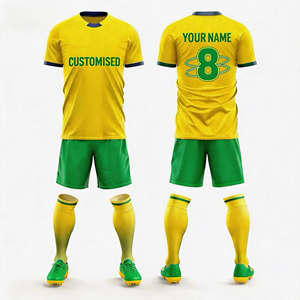 Conjunto <span class=keywords><strong>de</strong></span> Entrenamiento <span class=keywords><strong>de</strong></span> Fútbol Personalizado <span class=keywords><strong>de</strong></span> Manga Corta para el Verano 2026, Camiseta <span class=keywords><strong>de</strong></span> Fútbol <span class=keywords><strong>de</strong></span> Tailandia para Aficionados <span class=keywords><strong>de</strong></span> España - Product Image 1